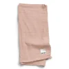 Bambus Musselin Decke - Powder Pink in Rosa 80 x 80