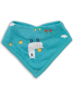 Bandana / Halstuch aus Bio-Baumwolle 4er-Pack in Blau