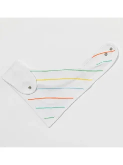 Bandana / Halstuch aus Bio-Baumwolle 4er-Pack in Weiß