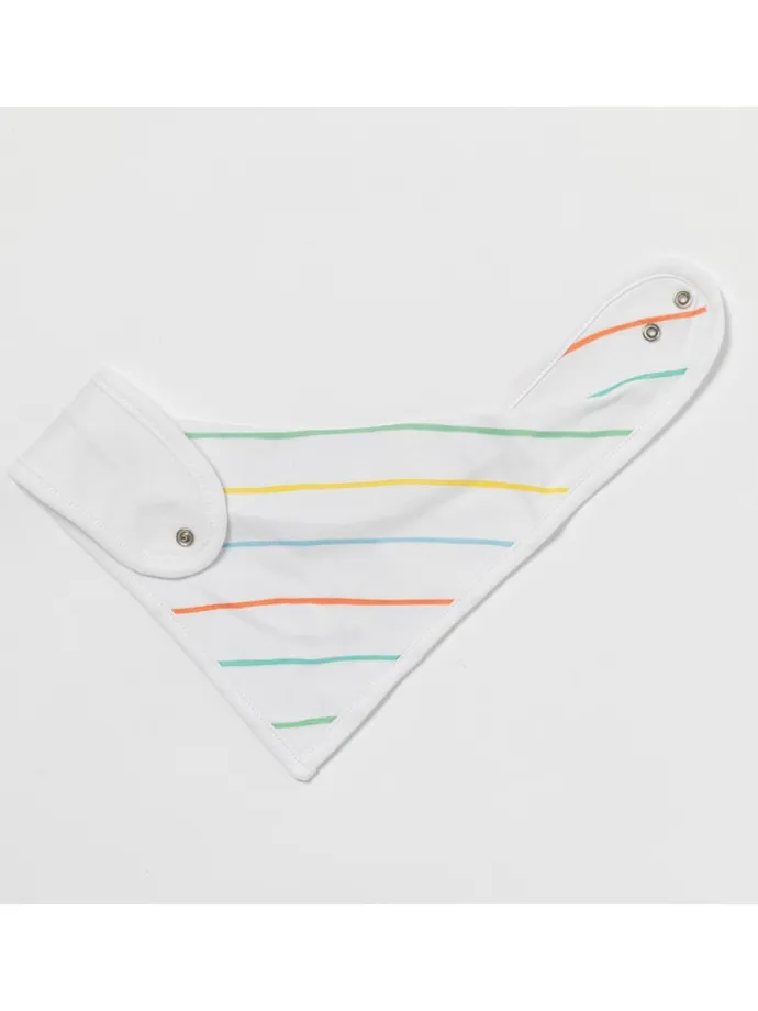 Bandana / Halstuch aus Bio-Baumwolle 4er-Pack in Weiß