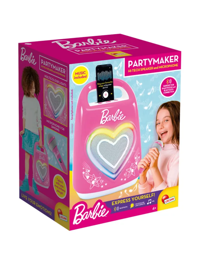 Barbie Partymaker Lautsprecher und Mikrofon in pink