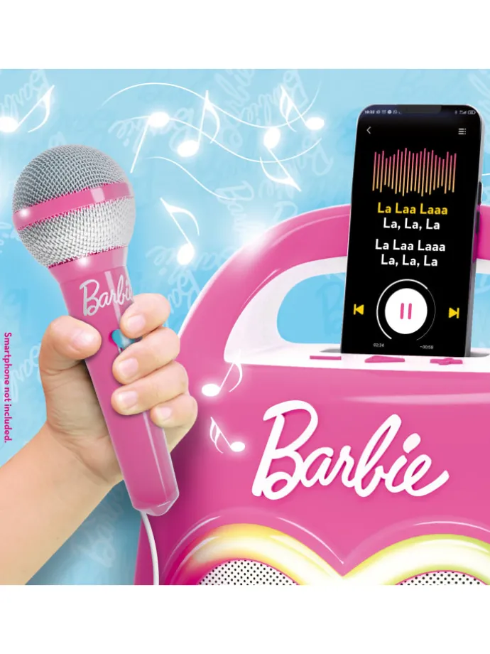 Barbie Partymaker Lautsprecher und Mikrofon in pink