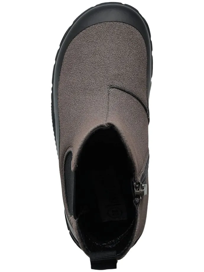 Barfuß-Chelsea-Boots in Grau