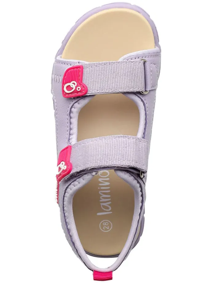 Barfuß-Sandalen in Lila