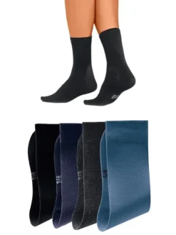 Basicsocken in blau, marine, schwarz, dunkelgrau