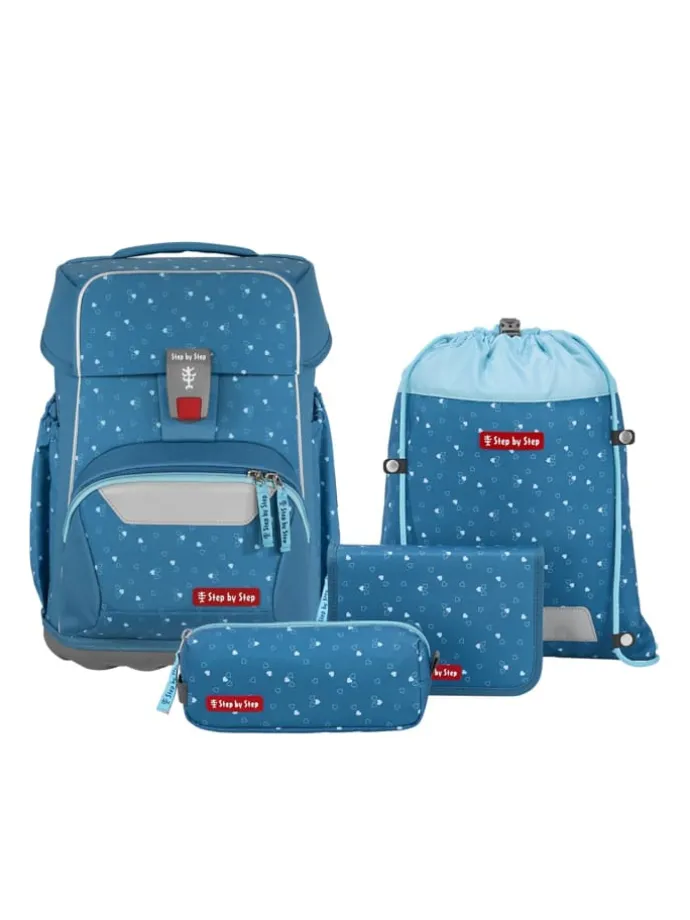 BASIS, 4-teilig in Blue Hearts