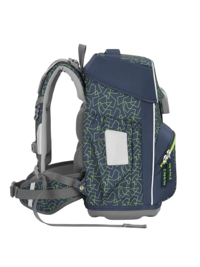 BASIS, 4-teilig in Green Geometrics