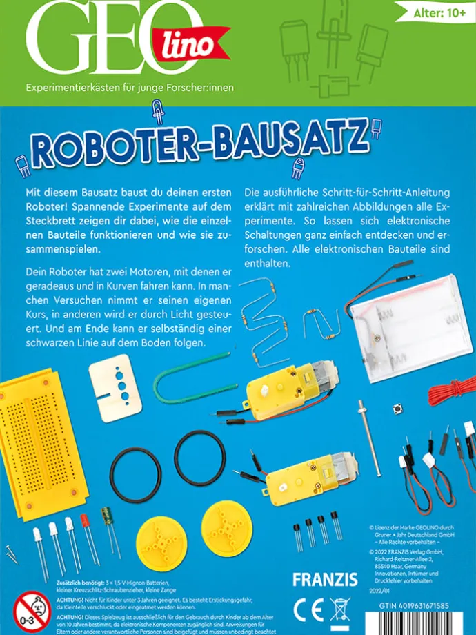 Bausatz "GEOlino Roboter" - ab 10 Jahren