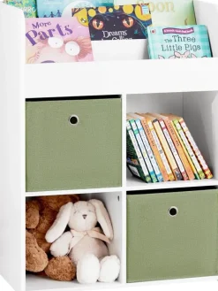 Bücherregal in Weiß - (B)60 x (H)80 x (T)34cm