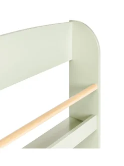 Bücherregal LILOET in Grün/Braun - (W) 60 x (H) 100 x (L) 12 cm