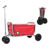 Beachtrekker LiFe faltbarer Bollerwagen + Bremse, klappbarer Handwagen (Rot)
