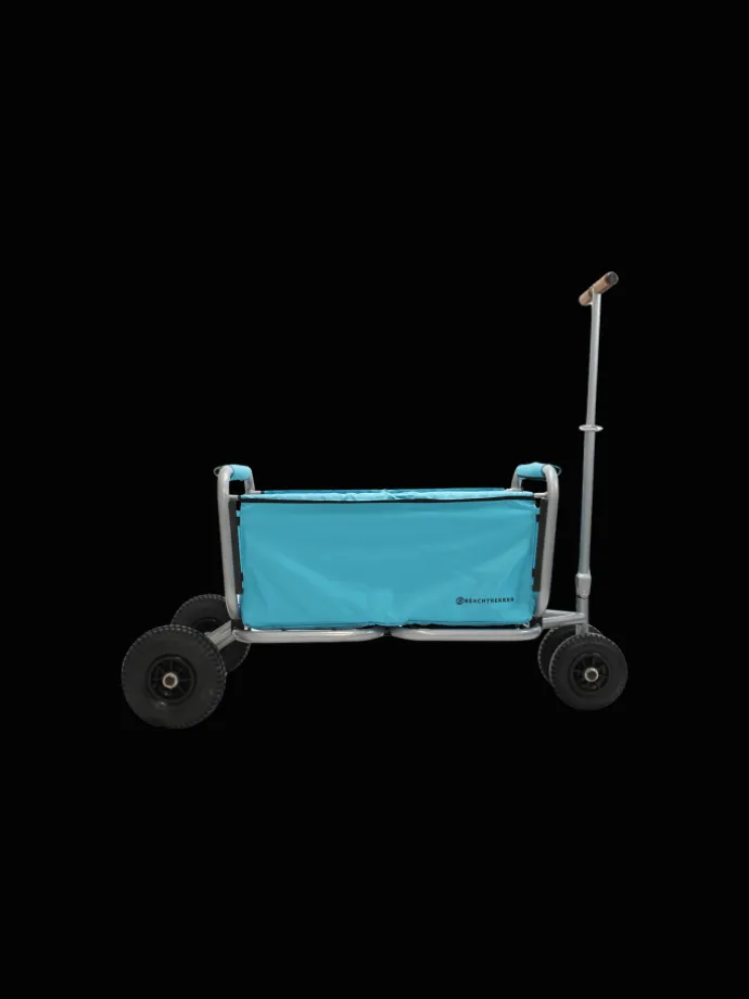 Beachtrekker LiFe faltbarer Bollerwagen + Bremse, klappb. Handwagen (Himmelblau)