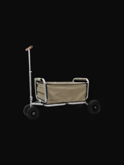 Beachtrekker LiFe faltbarer Bollerwagen + Bremse, klappbarer Handwagen (Beige)