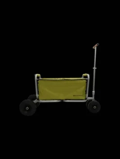 Beachtrekker LiFe faltbarer Bollerwagen + Bremse, klappbarer Handwagen (Oliv)