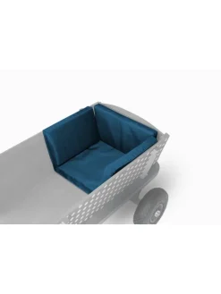 Beachtrekker Sitzkissen Style, Blau (geeignet für div. andere Holzbollerwagen)