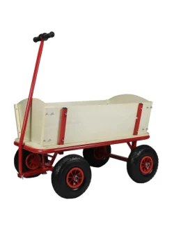 Beachtrekker Style Holzbollerwagen, Handwagen, Leiterwagen (Natur)
