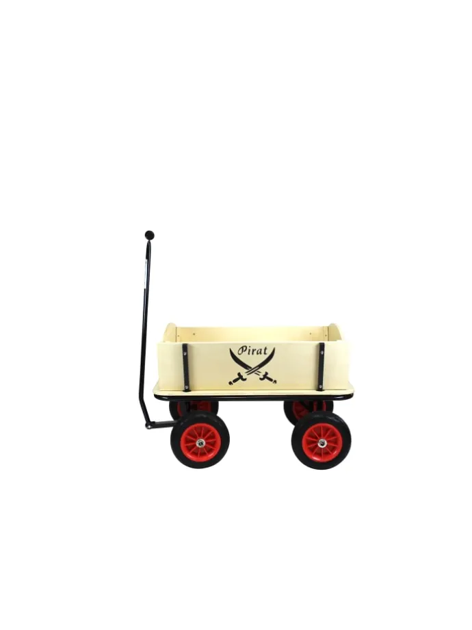Beachtrekker Style Holzbollerwagen, Handwagen, Leiterwagen (Pirat)