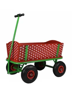 Beachtrekker Style Holzbollerwagen, Handwagen, Leiterwagen (Rotkäppchen)