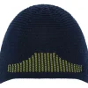 Beanie "Active Warm" in Dunkelblau/ Limette