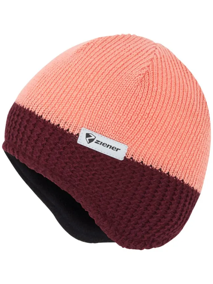 Beanie "Igosch" in Rosa/ Rot