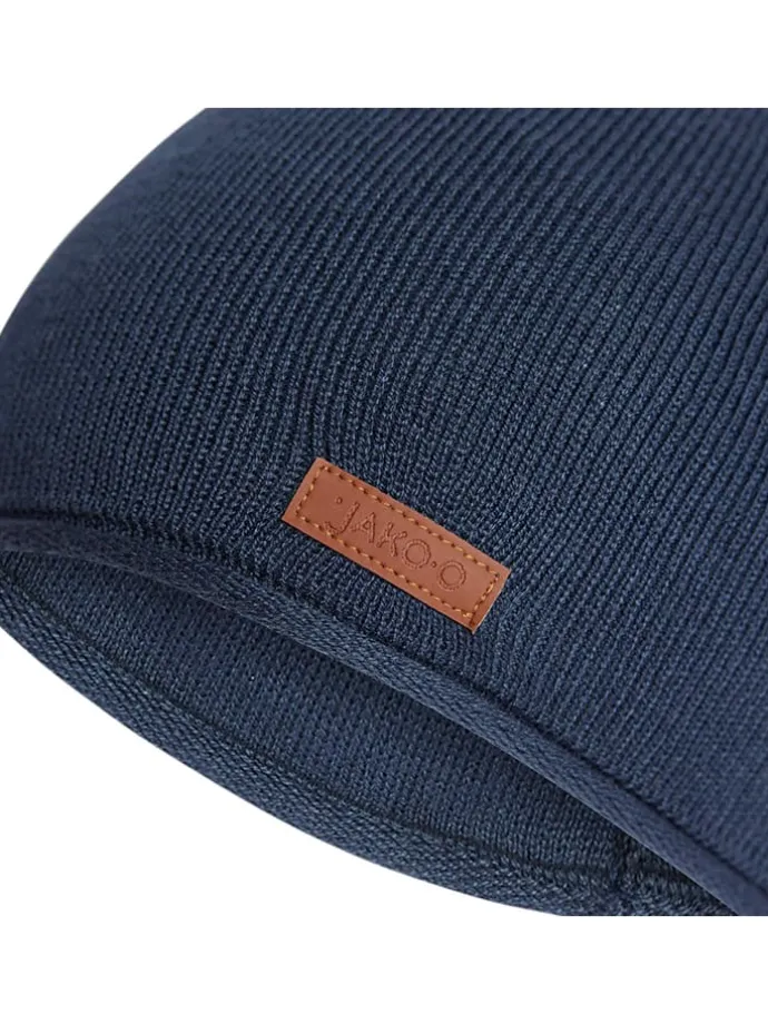 Beanie in Dunkelblau