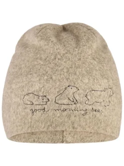 Beanie in Hellbraun