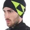 Beanie in Schwarz/ Neongrün
