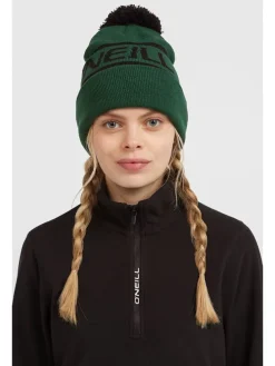 Beanie "Powder" in Grün/ Schwarz