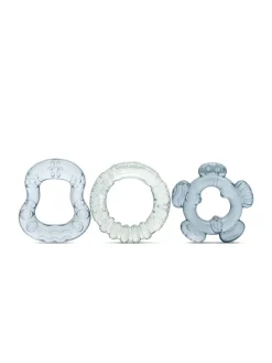 Beißring 3er Set in blau