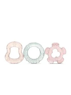 Beißring 3er Set in rosa
