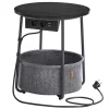 Beistelltisch in Schwarz - (H)50 cm - Ø 45 cm