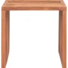 Beistelltisch "Pego" in Hellbraun - (B)40 x (H)40 x (T)40 cm