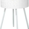 Beistelltisch "Storage" in Weiß - (H)45,5 x Ø 38,5 cm
