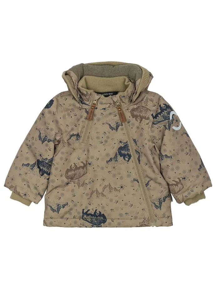 Übergangsjacke in Hellbraun