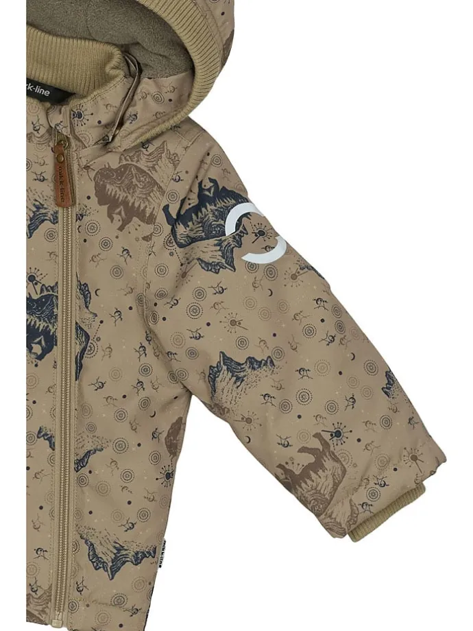 Übergangsjacke in Hellbraun
