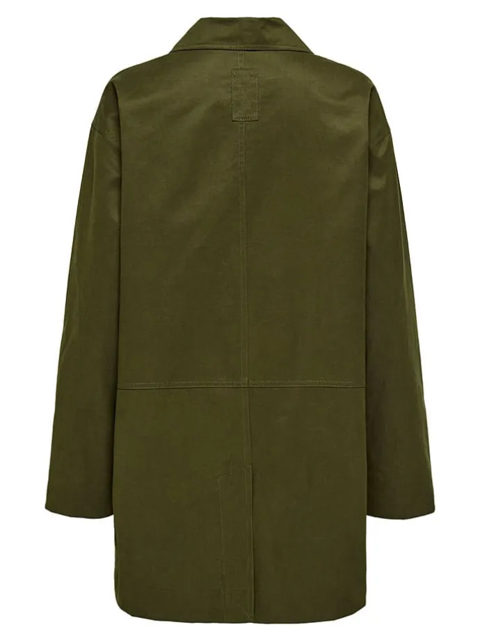 Übergangsmantel in Khaki