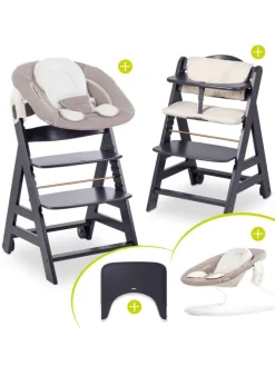 Beta Plus Dark Grey 5-tlg. Newborn Set - in grau,beige