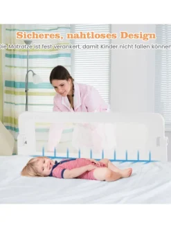 Bettgitter in Weiß