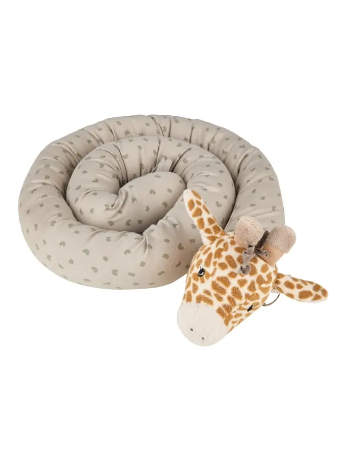 Bettrolle GIRAFFE Kaya in steingrau