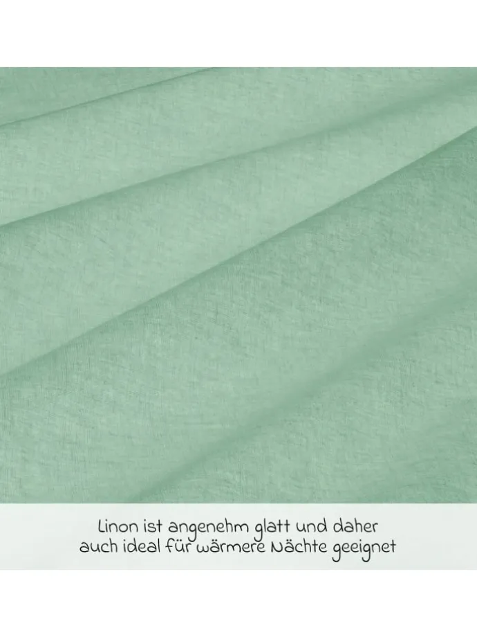 Bettwäsche 100 x 135 cm / 40 x 60 cm - Uni in gruen