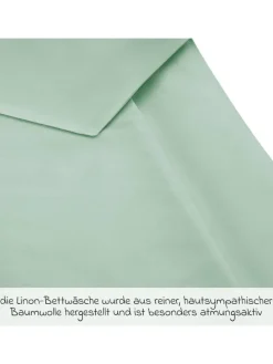 Bettwäsche 80 x 80 cm / 35 x 40 cm - Uni in gruen