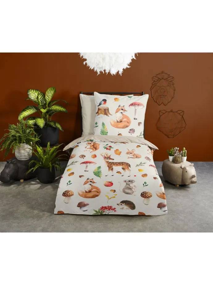 Bettwäsche-Set "Autumn" in Beige