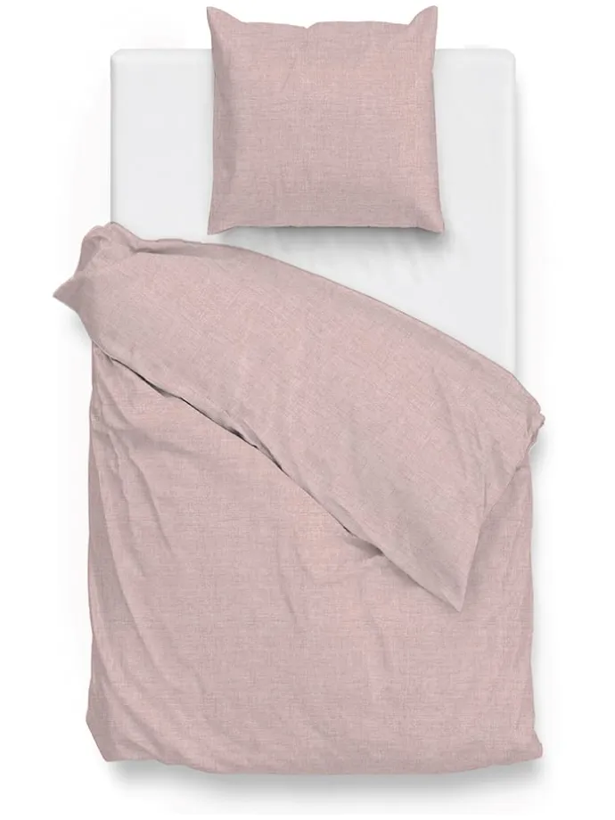 Bettwäsche-Set "Lino" in Rosa