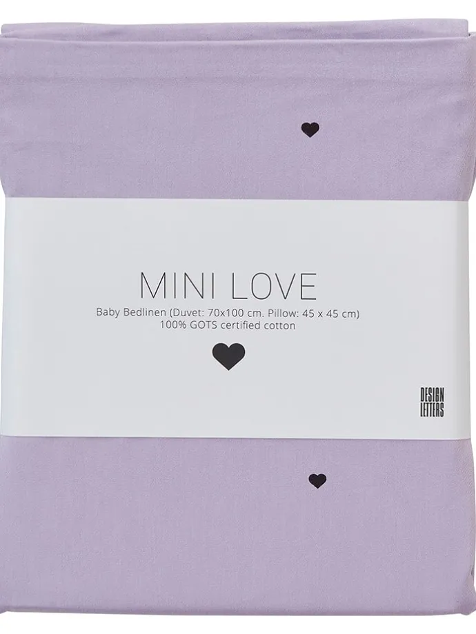 Bettwäsche-Set "Mini Favourite" in Lila - (L)100 x (B)70 cm