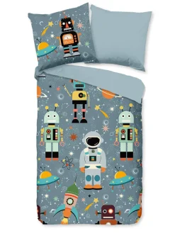 Bettwäsche-Set "Spacemen" in Grau