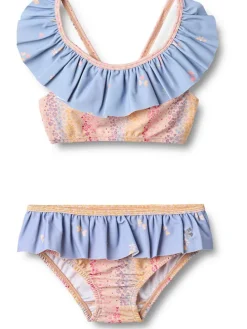 Bikini "Bothilda" in Hellblau/ Rosa