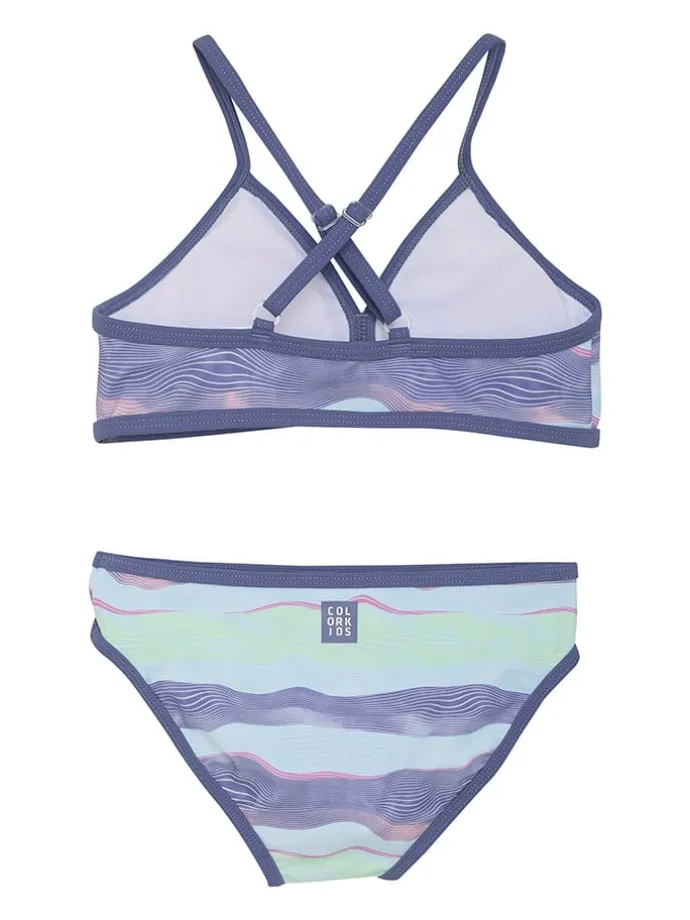 Bikini in Lila/ Hellblau