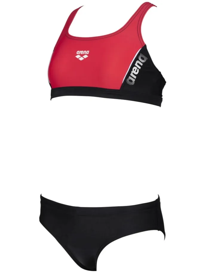 Bikini in Schwarz/ Beere