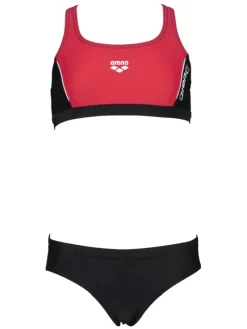Bikini in Schwarz/ Beere