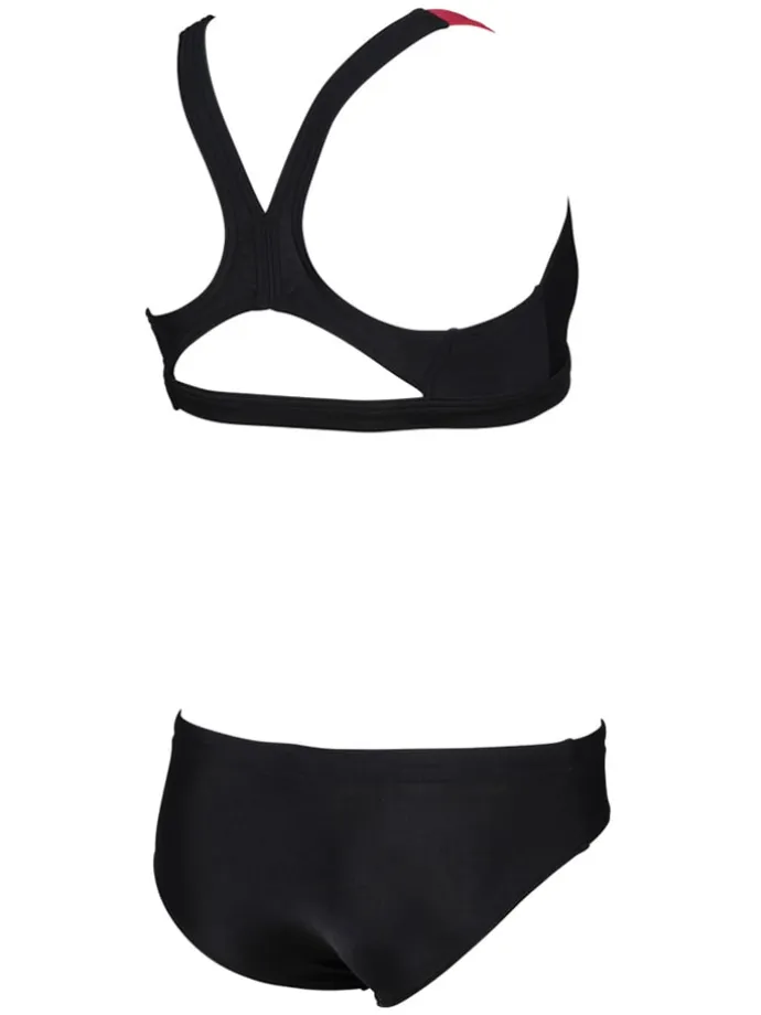 Bikini in Schwarz/ Beere